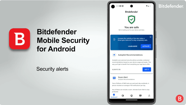 Bảo vệ toàn diện cho điện thoại của bạn với Bitdefender Mobile Security